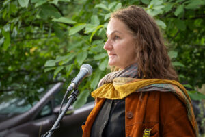 Anette Czerny, Einweihung Wander- und Gedenkweg Maurinemühle – Foto: Maren Winter