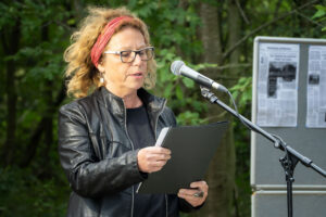 Petra Haase, Einweihung Wander- und Gedenkweg Maurinemühle – Foto: Maren Winter